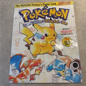 Pokémon Official Trainer's Guide - Yellow, Red & Blue (Yellow Cover)